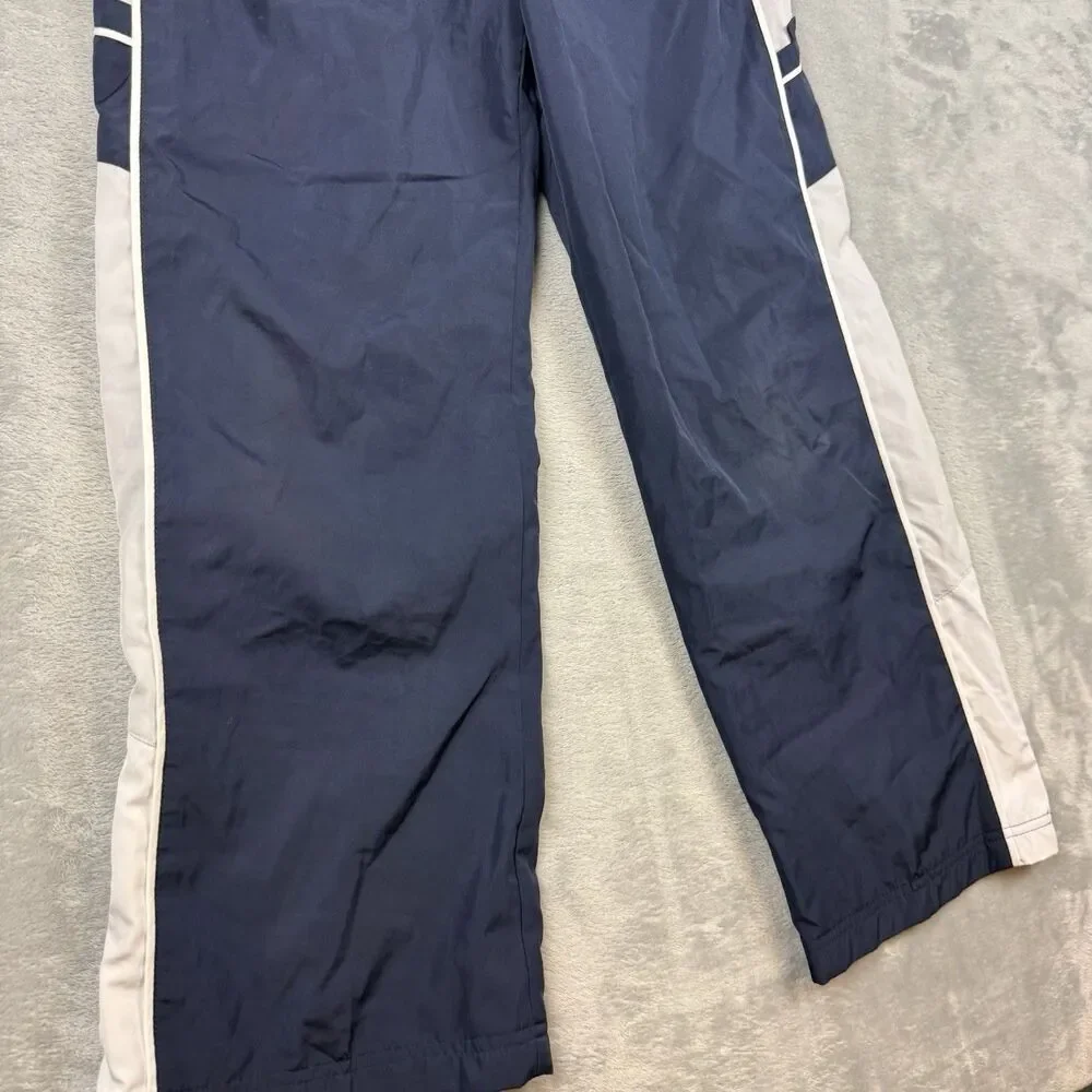 Nike Navy White Lined Windbreaker Track Pants Women’s Large